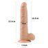 Lovetoy Real Extreme - sugekop dildo - 24 cm