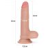 Lovetoy Nature Cock - Naturtro dildo, 18 cm