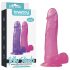 Lovetoy Jelly Stud - livagtig dildo 20 cm (pink)