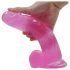 Lovetoy Jelly Stud - livagtig dildo 20 cm (pink)