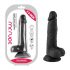 Mr. Rude - Realistisk dildo med sugekop, 19 cm (sort)