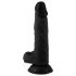 Mr. Rude - Realistisk dildo med sugekop, 19 cm (sort)