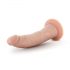 Dr. Skin 7 - sugekop dildo - naturlig (17,5 cm)