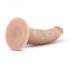 Dr. Skin 7 - sugekop dildo - naturlig (17,5 cm)