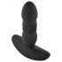 Playboy - genopladelig, støtende anal vibrator (sort)