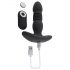 Playboy - genopladelig, støtende anal vibrator (sort)