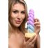 Creature Cocks Mystique - enhjørning dildo - 21cm (lilla-gul)