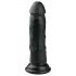 Easytoys - Realistisk Dildo med Sugefod (15,5cm) - Sort