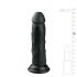 Easytoys - Realistisk Dildo med Sugefod (15,5cm) - Sort