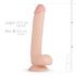 Realistisk Elvin dildo - 28 cm naturtro lystoplevelse