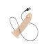 Realistisk fantasy-vibrator, 19 cm, naturfarvet.