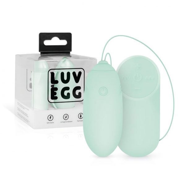 LUV EGG - genopladeligt, trådløst vibrerende æg (grøn)