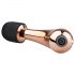 Rosy Gold Mini Curve - opladelig vibrator massager (rosegold)